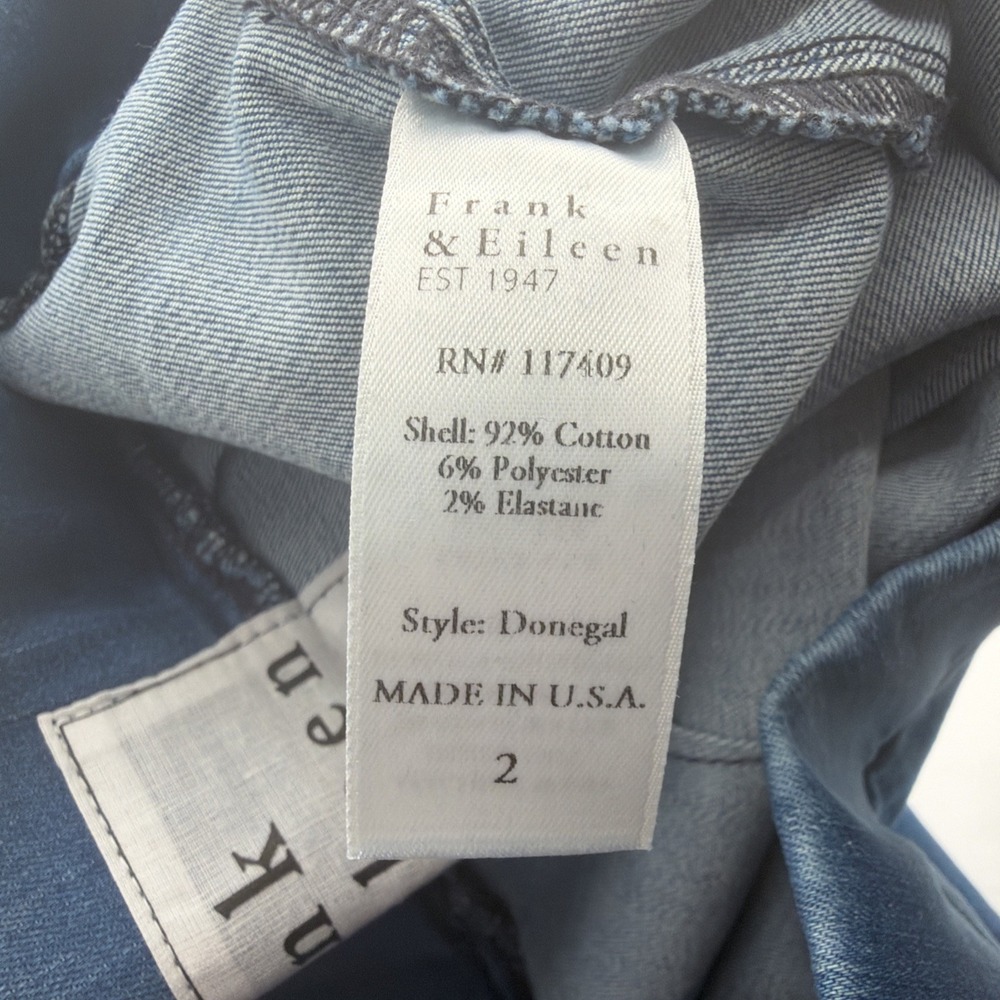 Frank and Eileen‎ NWT Donegal Unforgettable Skirt 1977 Denim Medium Wash Size 2 - Picture 4 of 6